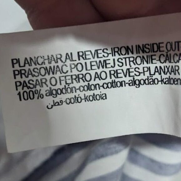 Zara | Paperbag Tie-Waist Pants in Blue Stripe - Picture 11 of 11